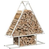  Stalak za drva bijeli 80x25x90 cm hladno valjani čelik | Eponuda.ba