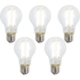 LUUMR Komplet 5 Pametne zatemljive LED žarnice E27 A60 prozorna 7W 806lm 2700-6500K Cene