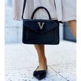 Gemre Shoulder bag with crocodile leather motif Barsa | shoptok.hr