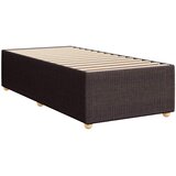  Boxspring krevet s madracem Tamno smeđa 90 x 190 cm Tkanina | shoptok.hr
