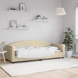  Dnevni krevet krem 80 x 200 cm od tkanine | shoptok.hr