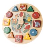 Zopa Wooden Clock aktivnostna igrača iz lesa 1 kos | Shoptok.si