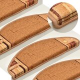 vidaXL samoljepljivi otirači za stepenice 15 kom bež 65 x 21 x 4 cm Cijene