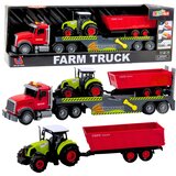  Set Truck Tractor with Trailer Lights and Sounds Red | Shoptok.si