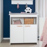 Roba Bijela dječja komoda s promjenjivim stolom 88x98x75 cm Anton – | shoptok.hr