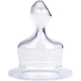 Canpol silikonska cucla za bebe spor protok 2kom, 3m+