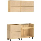  Cabinet s policom SKI 4 pcs Medeno Smeđa Čvrsto borovo drvo | shoptok.hr