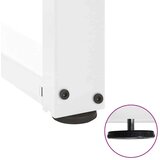  Noge za stolić T-oblika 2 kom bijele 70x25x(30-31) cm čelik | shoptok.hr