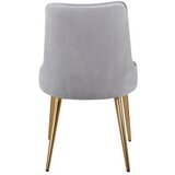 Venture Home Velvet blagovaonska stolica, siva, set od 2 | shoptok.hr