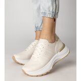 D/CEO Beige sports sneakers with a gold insert Lenkuta | Shoptok.si