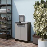 Keter Omarica za ločevanje smeti Split Premium siva in črna 92 cm, (20992508) | Shoptok.si