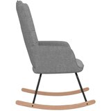  Gugalni stol svetlo sivo blago, (20939322) | Shoptok.si