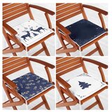 Mila Home Jastuci za sjedenje u setu 4 kom s božićnim motivom 40x40 cm Blue Christmas – u
