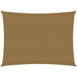 vidaXL Senčno jadro 160 g/m² taupe 3,5x5 m HDPE, (20965290) Cene