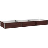  Povišeni vrtni krevet Smeđa 240 x 80 x 24 cm | shoptok.hr