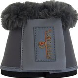Kentucky Horsewear Skakalni zvonci "Leder" jagnječja koža siva - XL | Shoptok.si