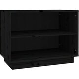 Furnova Omarica za čevlje črna 60x34x45 cm trdna borovina, (21954687) | Shoptok.si