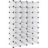  Stalak za cipele prozirni 93 x 36,5 x 140 cm PP | shoptok.hr