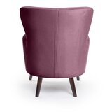 Bonami Selection Vijoličen žameten fotelj z naslonom Noemye – | Shoptok.si