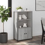 The Living Store Visoka omara siva sonoma 62x32x103,5 cm inženirski les - Visoka Omarica, (21657293) Cene