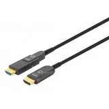 HDMI to Micro HDMI Plenum-Rated Cable, 4K@60Hz (Premium High Speed), 50m, Active, Detachable HDMI Male (Type A), Male to Male, Black, Gold Plated Contacts, Lifetime Warranty