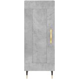  Komoda siva boja betona 34 5x34x90 cm od konstruiranog drva | shoptok.hr