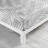 Douceur d intérieur Bela/siva napenjalna bombažna rjuha 160x200 cm Botania – Cene