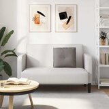  Jastuk za leđa Sivo-smeđa 50 x 19 x 45 cm tkanina | shoptok.hr