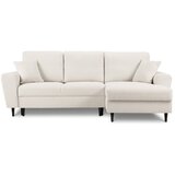 Cosmopolitan Design Bež sklopiva/s prostorom za odlaganje kutna garnitura od bouclé tkanine (s desnim kutom/s ležaljkom) Kyoto – Cosmopolitan Design Bež sklopiva/s prostorom za odlaganje kutna garnitura od bouclé tkanine (s desnim kutom/s ležaljkom) Kyoto – Slike