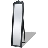  Samostojeće zidno ogledalo u baroknom stilu 160 x 40 cm crno | shoptok.hr