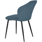 XORA stol, les, kovina, tekstil modra | Shoptok.si