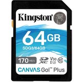 Kingston Canvas Go! Plus SD, R170MB/W70MB, 64GB cijene