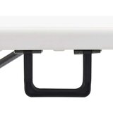 vidaXL Sklopive vrtne klupe 2 kom 180 cm HDPE bijele | shoptok.hr
