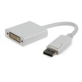 Displayport adapter GEMBIRD, A-DPM-DVIF-002-W, muški na ženski DVI, 10 cm, white Cijene
