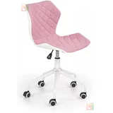 Halmar uredska stolica Matrix 3 - roza/bijela