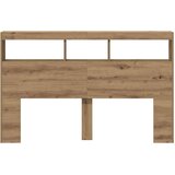Ormarić Omarica za vzglavje postelje LED artisian hrast 160x17x102 cm | Shoptok.si