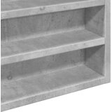  Vitrina siva boja betona 100x8,5x58 cm konstruirano drvo | shoptok.hr