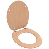 vidaXL Toaletna daska 2 kom MDF uzorak bambusa | shoptok.hr