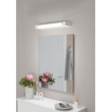 Eglo LED zidna svjetiljka za ogledalo Gemiliana, 8,9 W, IP44, krom/bijela, 45 cm, 900616 | shoptok.hr
