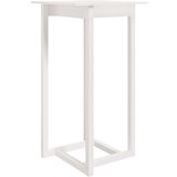 vidaXL Barska miza bela 60x60x110 cm trdna borovina, (20711021) Cene