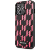 Karl Lagerfeld KLHCP13LMNMP1P za iphone 13 pro črno pink zaščita - monogram plaque Cene