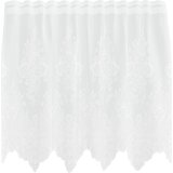  Čipkasta zavjesa sa zavjesama Bijelo 100 x 150 cm Poliester | shoptok.hr