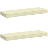  Jastučići za klupe - 2 dijela VUGHT 2 pcs 100% poliester Krem | shoptok.hr