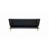 P & B ZOFA S POSTELJNO FUNKCIJO, siva tekstil | Shoptok.si