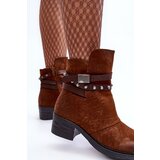 Boto Women's Heeled Fur-Lined Boots Camel Effie | ePonuda.com