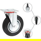 vidaXL Gibljiva kolesa 4 kosi 200 mm, (21036039) | Shoptok.si
