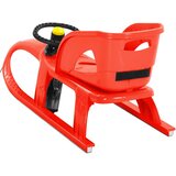  Saonice sa sjedalom i upravljačem crvene 102,5 x 40 x 23 cm PP | shoptok.hr