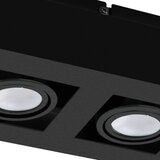 Eglo 31063 - LED spot svetiljka MENDOZA 2xLED/4,7W/230V 3000K crna | Eponuda.com