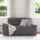  Dvosjed Sofa Siva 160x81x84 cm Imitacija kože | shoptok.hr