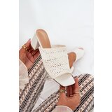 Boto Women's Slippers With Braiding On Heel White Ciariloria | shoptok.hr